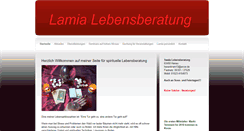 Desktop Screenshot of lamia-lebensberatung.de